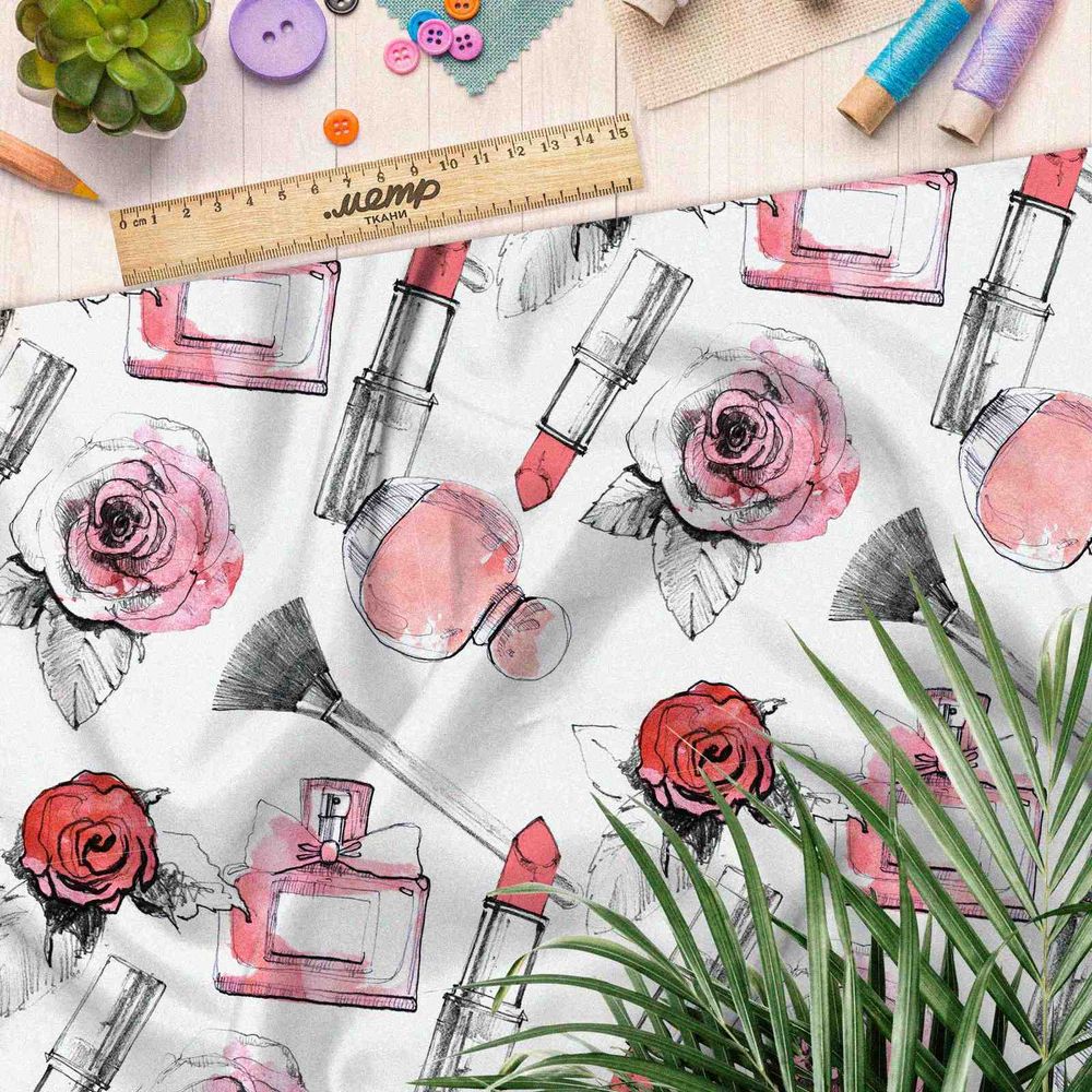 Ткань шифон губная помада