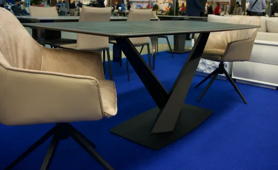 Стол Laurel 180х90 см черная керамика