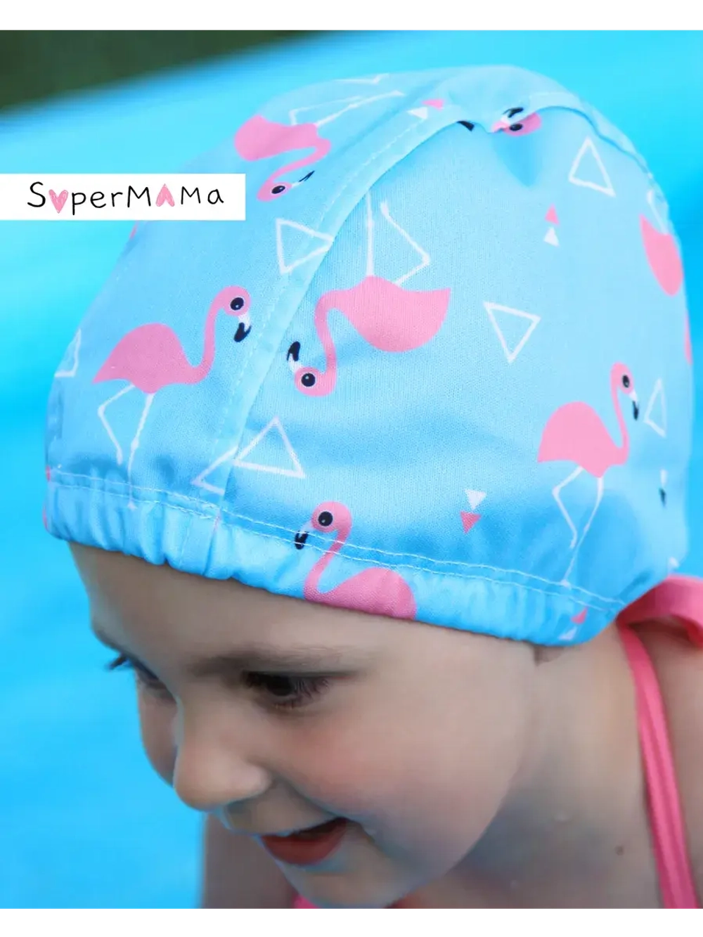 Шапочка для плавания детская непромокаемая для бассейна