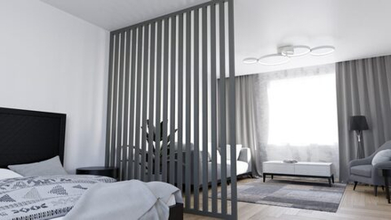 Брус интерьерный, Графит, 40*60