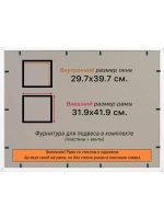Рамка 29,7x39,7 для постера и фотографий