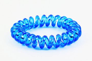 Резинка для волос "Спираль" (синяя)