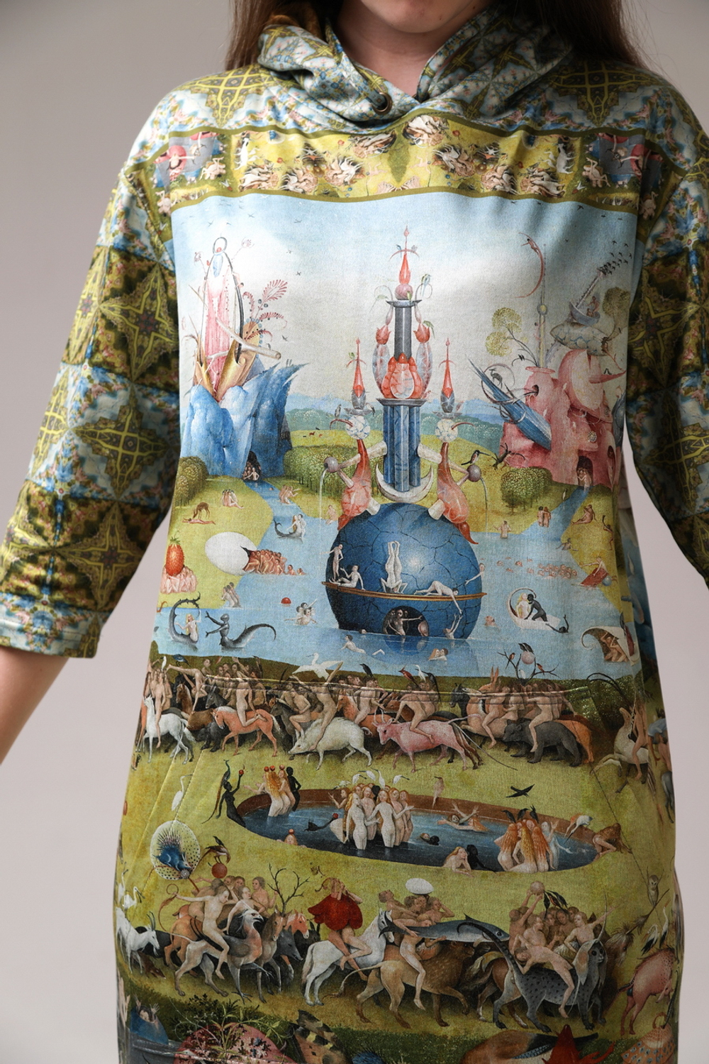 Платье "Сад земных наслаждений", по мотивам триптиха Иеронима Босха