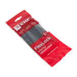 Хомут P6.6 стандартный (ч), 3.6x180 (100шт) FlexLock EKF