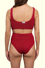 Трусы купальные красный