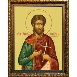 Платон Анкирский святой мученик. Икона на холсте.