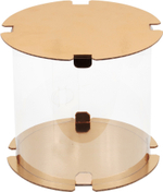 Коробка - тубус для торта 25х28 см ЗОЛОТО