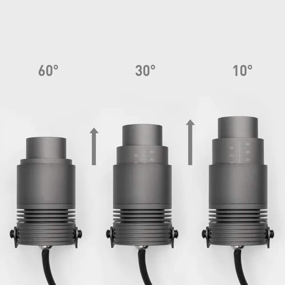 Светильник ALT-RAY-ZOOM-R61-12W Day4000 (DG, 10-60 deg, 230V) (Arlight, IP67 Металл, 3 года) 029700(1)