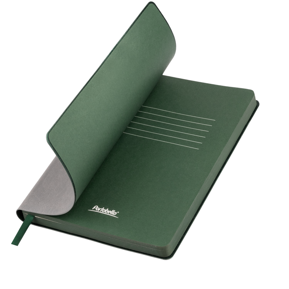 Ежедневник Latte NEW недатированный, серый/зеленый