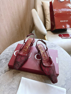 Gucci Crystal Slingback Pump (2 colors)