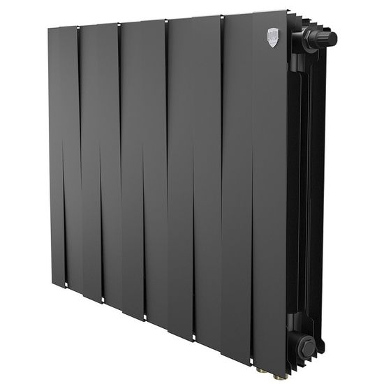 Радиатор Royal Thermo PianoForte 500 VDR Noir Sable - 6 секций нижнее подключение (правое)