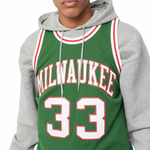 Баскетбольная джерси Mitchell&Ness NBA Swingman Jersey Milwaukee Bucks Kareem Abdul-Jabaar Green