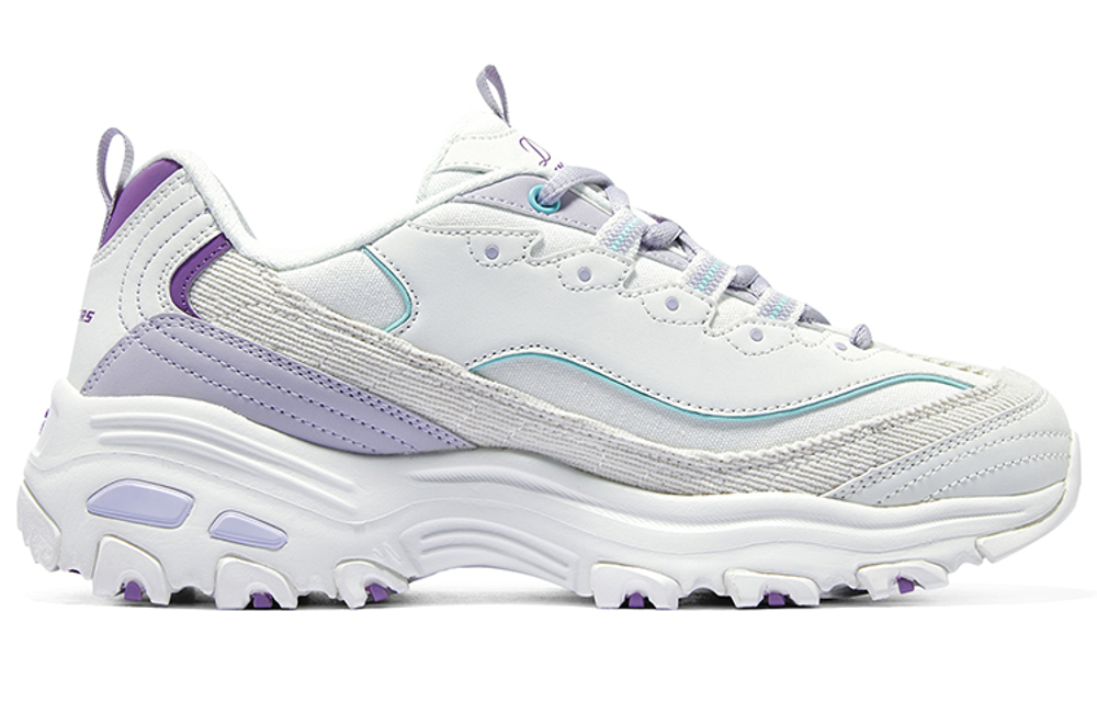 Skechers D"lites 1.0 Sneakers "White Purple" Women"s