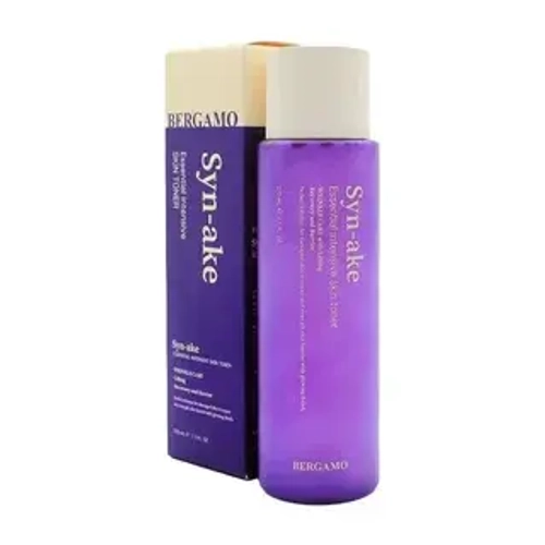 BERGAMO Антивозрастной тонер-эссенция для лица со змеиным пептидом Syn-Ake Essential Toner