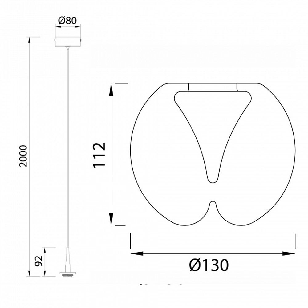 Подвесной светильник Mantra Andromeda 8931+8941