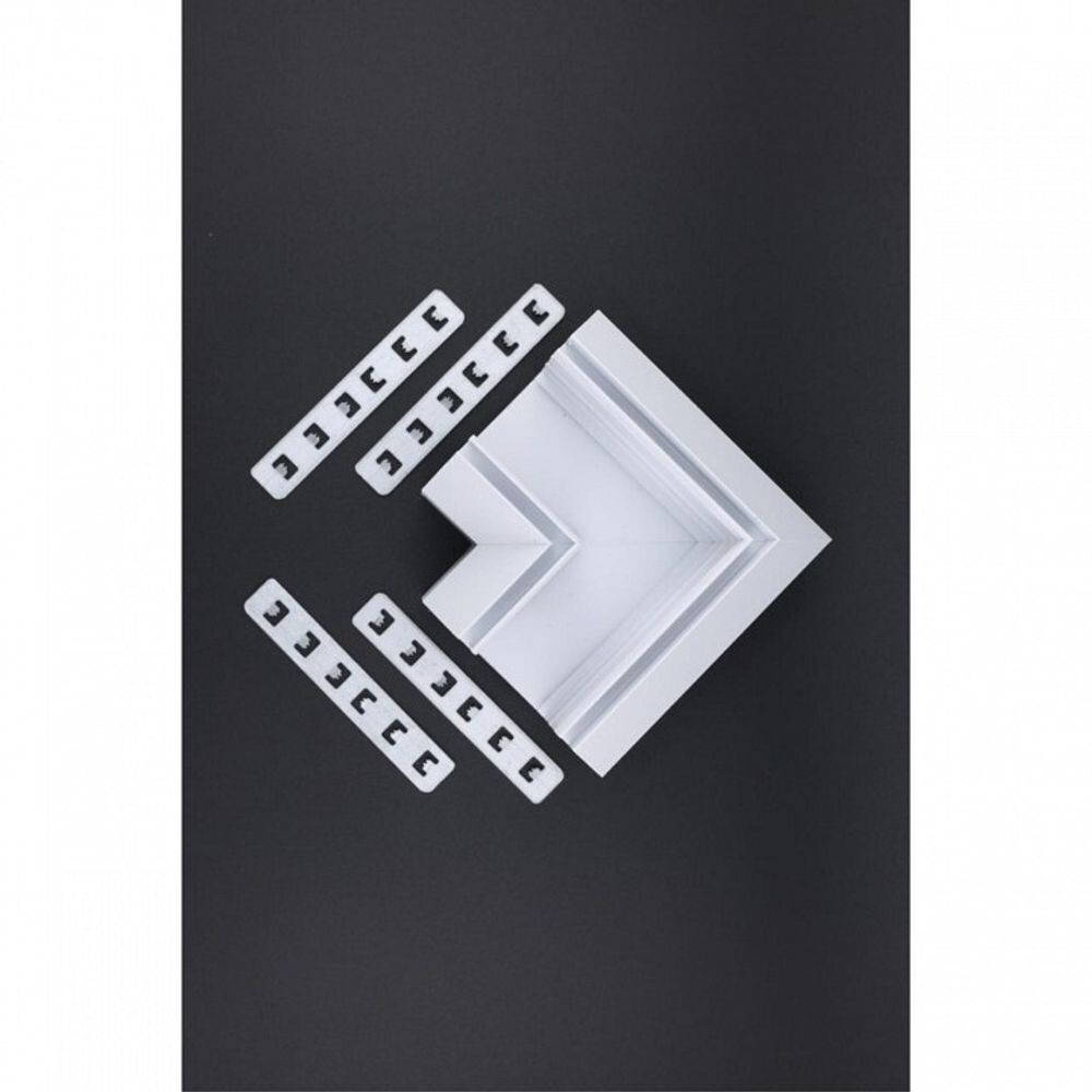 Соединитель угловой L-образный для треков встраиваемых Aployt Magnetic track 220 APL.0284.10.04