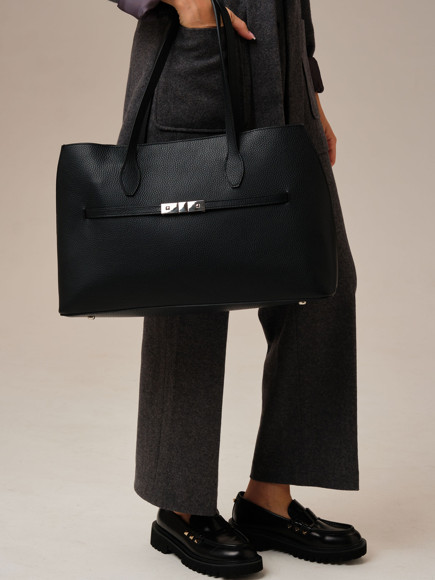 Кожаная сумка Bossy DBR 31382 черный