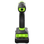 Пистолет клеевой акк. Greenworks G24GLG, 24V, 150°С, нагрев 90 сек, стержни 11 мм, антикапля,1х2Ач,ЗУ,кор (3502207CUA)