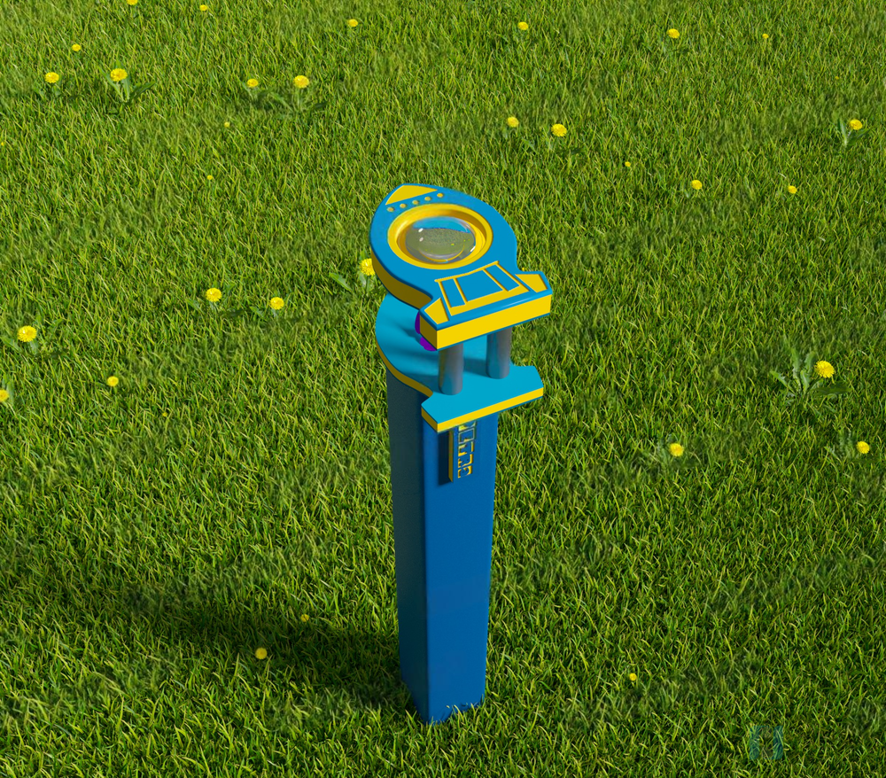 Оптический развивающий модуль Микроскоп из экопластика