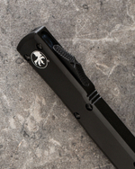 Автоматический складной нож Microtech Ultratech S/E Black Standart 121-1T (черный) фронталка/выкидуха
