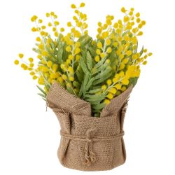 GAEM Цветочная композиция "Мимоза", L18 W20 H26 см