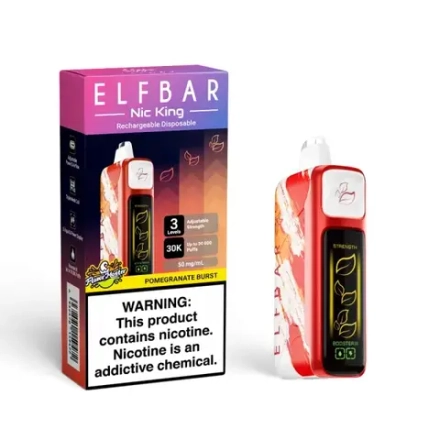 ELF BAR NIC KING 30 - Pomegranate Burst (5%nic)