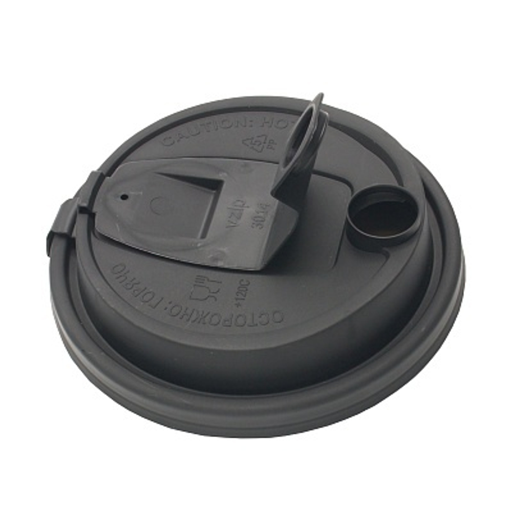 Крышки для стаканов тип Е D=90мм Черные (50/800шт)