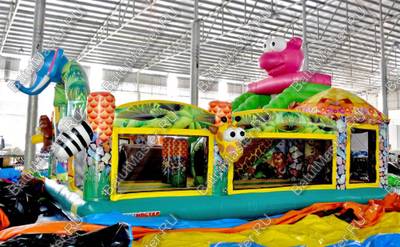 Надувной батут "Бегемотик"