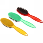 Щетка для обуви пластиковая с искусственным ворсом «Практика», цвет микс, 20*4,5см