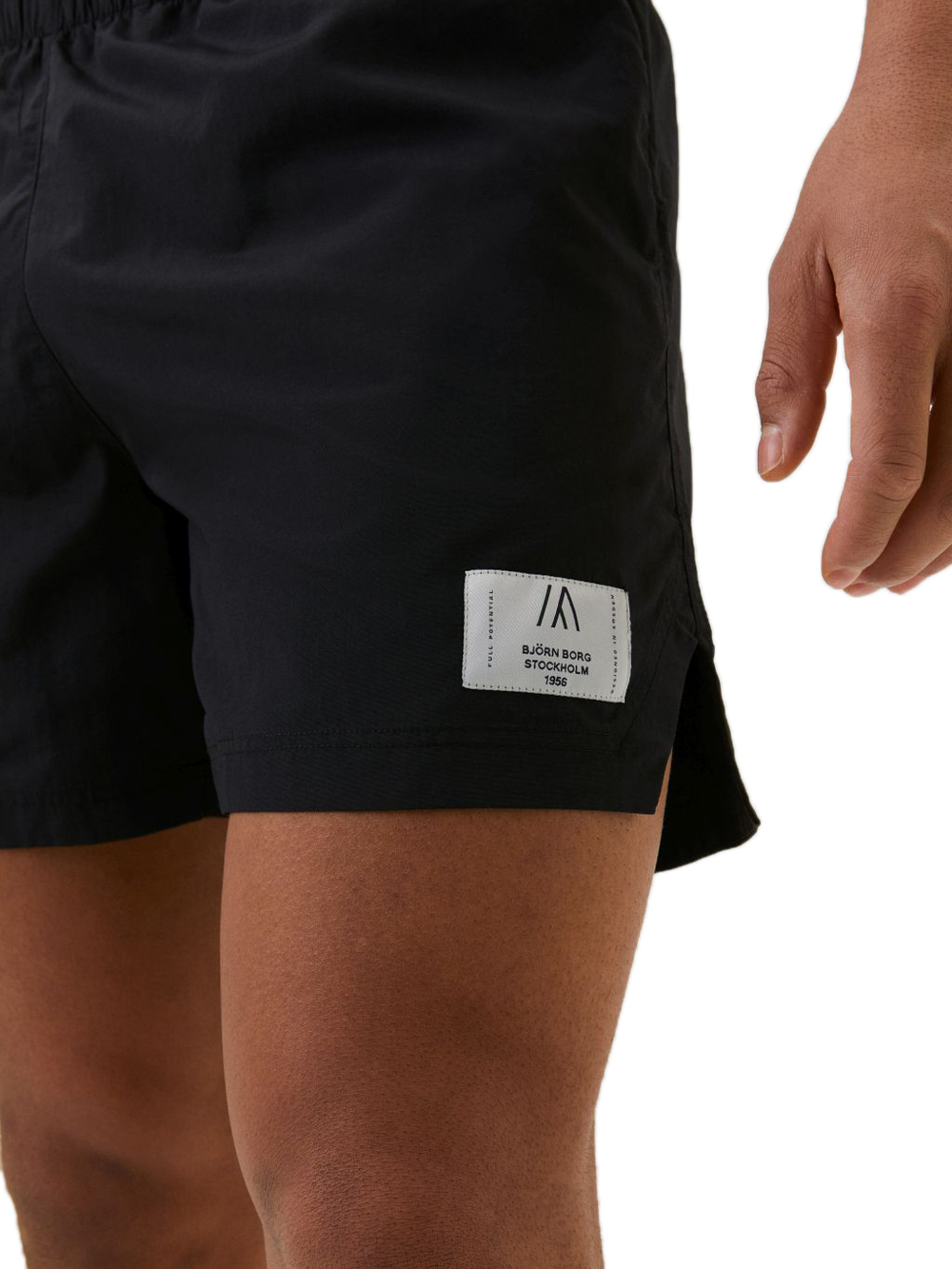 Мужские теннисные шорты Björn Borg Stockholm Nylon Shorts M - черный