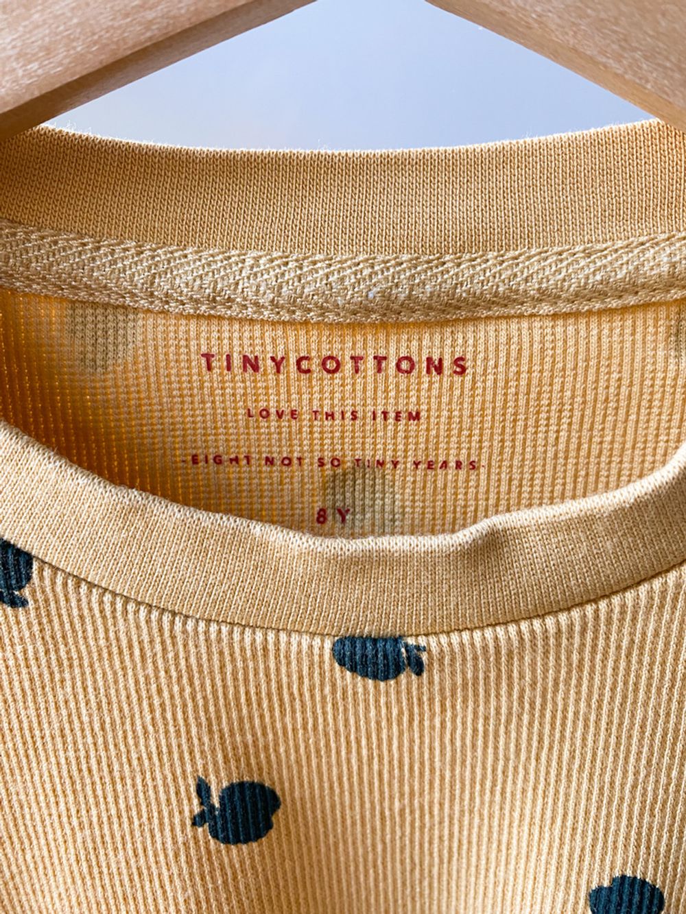 Хлопковый лонгслив Tinyсottons, 128