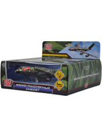 Военно-транспортный самолёт,игрушка для детей,коллекционная металлическая модель,свет+звук,инерционная