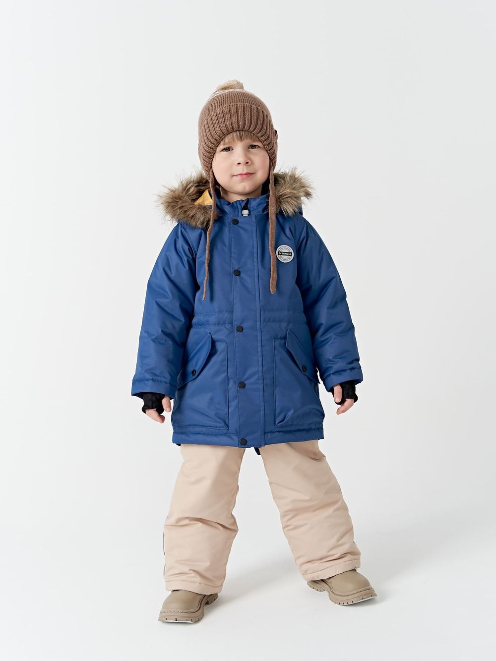 Парка зимняя "Индиго"