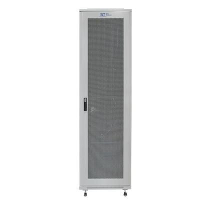 Шкаф телекоммуникационный настенный ST-NCP600/600-42U01 (СЕРЫЙ) С ПОЛКАМИ