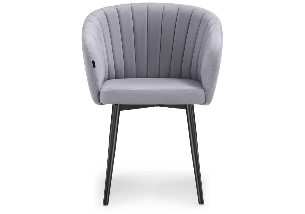 Стул на металлокаркасе Моншау черный / velutto 49