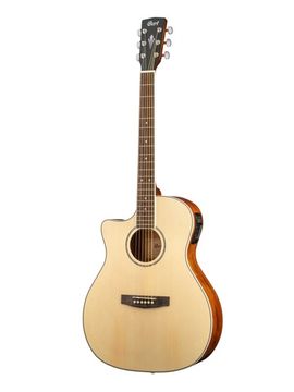 Электроакустическая гитара, леворукая, с чехлом, Cort GA-MEDX-WBAG-LH-OP Grand Regal Series