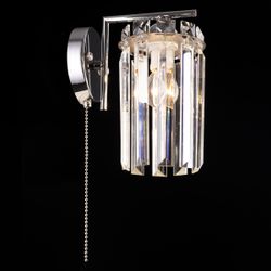 Citilux AXIS CL313411 Бра хрустальное с выключателем Хром