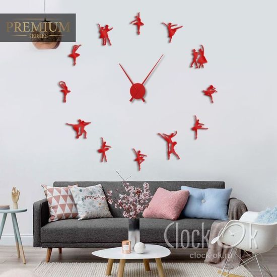 Настенные 3D часы Dance