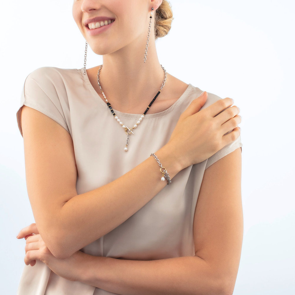 Колье Coeur de Lion Black-White 1133/10-1314