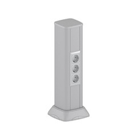 Алюминиевая колонна 0.5 м, цвет темно-серебристый металлик