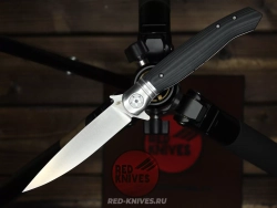 Складной нож REPTILIAN НКВД 03-1 c клинком из стали D2, рукоять зеленая микарта