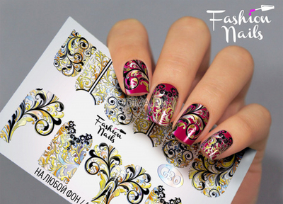Слайдер-дизайн Fashion Nails Серия G № 30