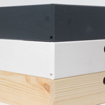 Столик поднос деревянный разборный для кухни 38х28, серый