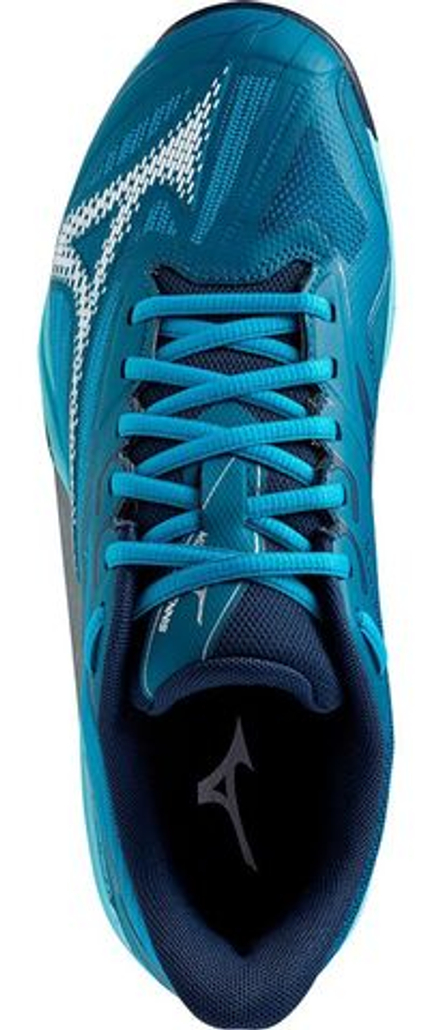 Теннисные кроссовки Mizuno Wave Exceed Light 2 AC - moroccan blue/white/bluejay