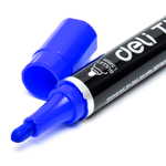 Маркер перманентный DELI "U100" 1,5 мм, синий