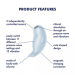 Клиторальный стимулятор Satisfyer Seal you soon (воздушная стимуляция + вибрация)