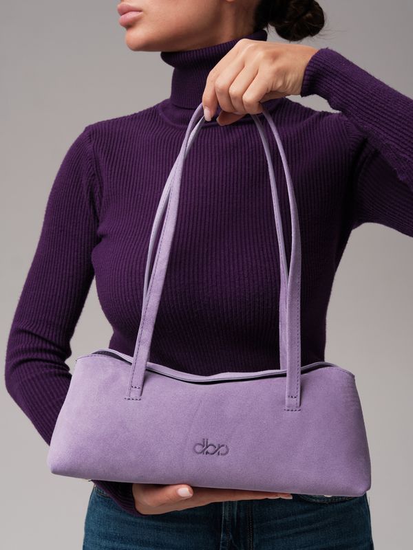 Женская замшевая сумка DBR 31127 лиловый