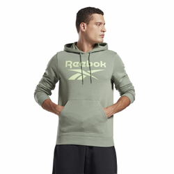 Мужская теннисная кофта Reebok Identity Big Logo Hoodie M - зеленый