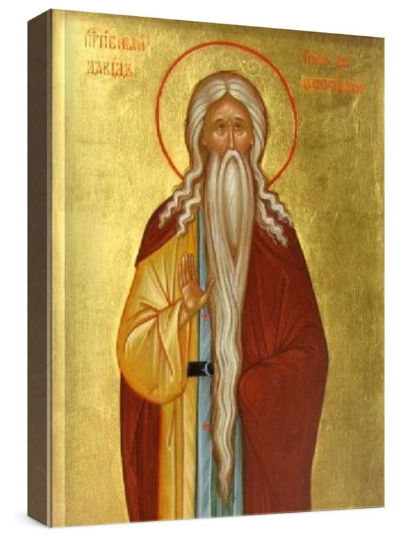 Давид Солунский (рукописная икона)