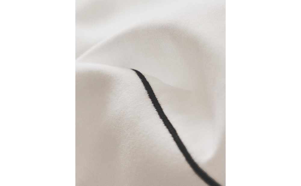 Пододеяльник Zara Home сатин, хлопок 100%, однотонный, 5138/088